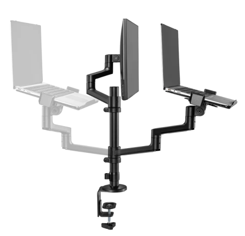 Suport dublu laptop birou NM 17-27" [1]