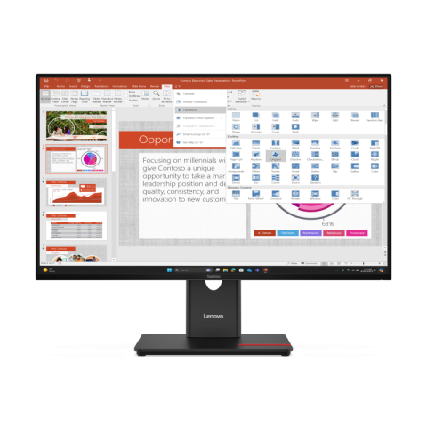 Monitoare - ThinkVision T27-40 27" IPS FHD HDMI 3Y