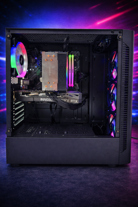 Sistem Desktop PC Gaming RADALYS; Procesor AMD Ryzen 5 3500X, 16GB DDR4; 500GB SSD M.2; GeForce® RTX 3050 8GB; Windows 11 PRO [2]