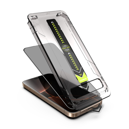 Apple iPhone,Folie de protectie Ecran Privacy Techsuit TitanGlass, Sticla Securizata, Full Glue, Set 2 bucati [4]