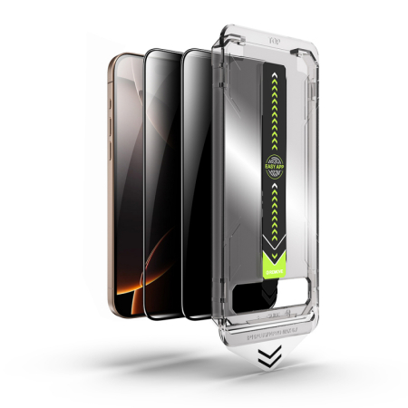 Apple iPhone,Folie de protectie Ecran Privacy Techsuit TitanGlass, Sticla Securizata, Full Glue, Set 2 bucati [3]