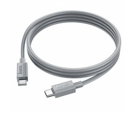 Cabluri & Adaptori - Cablu Date si Incarcare USB-C - USB-C HOCO X107, 60W, 1m, Gri
