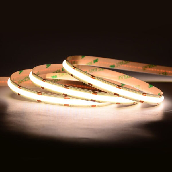 COB LED szalag 608 LED/m • 24V • 14W • 2700–6500K • IP66 • 1350 lm • Ra90 • 10,3 mm [3]