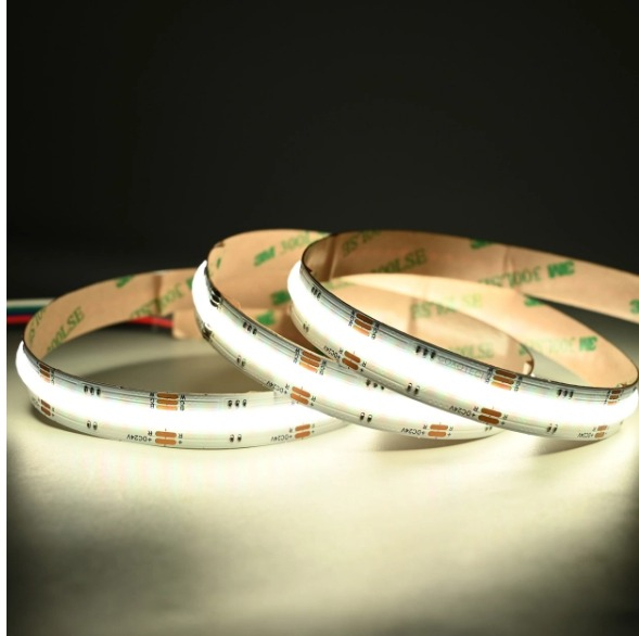 COB LED szalag RGB+4000K 896 LED/m • 24V • 16W • IP20 • 860 lm • 12 mm [3]
