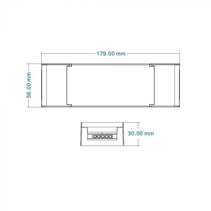 LED vezérlő tápegységgel – 12 V, 75 W – 230 V bemenet – PB-75-12 [2]