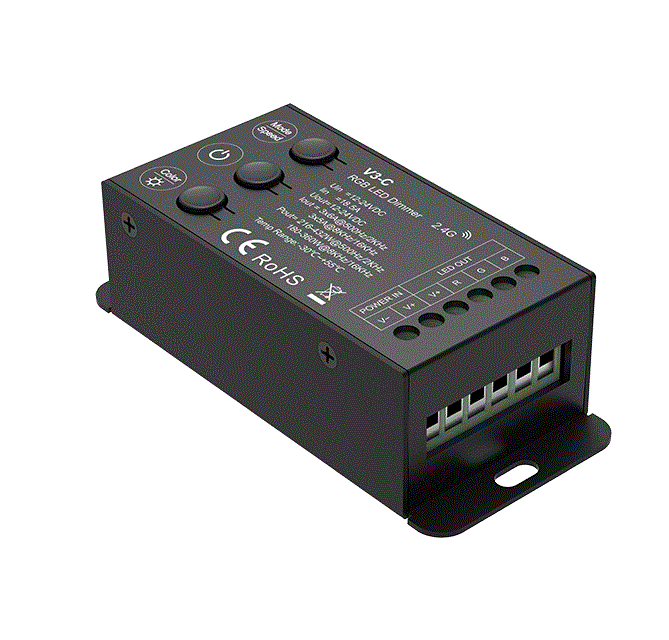 LED vezérlő – RGB – 12–24 V DC, 3×6 A – V3-C [3]