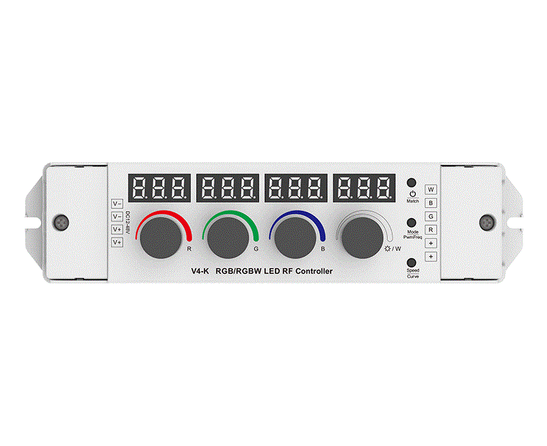 LED vezérlő – RGB+W – 12–48 V DC, 4×4 A – V4-K [2]
