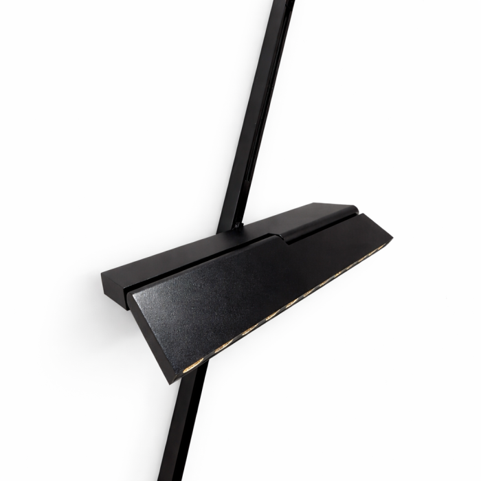 Mágneses, összecsukható lineáris projektor fekete színben, 24V DC, 12W, 3000K, 684 lm, 24°, RA90, L232 mm [3]