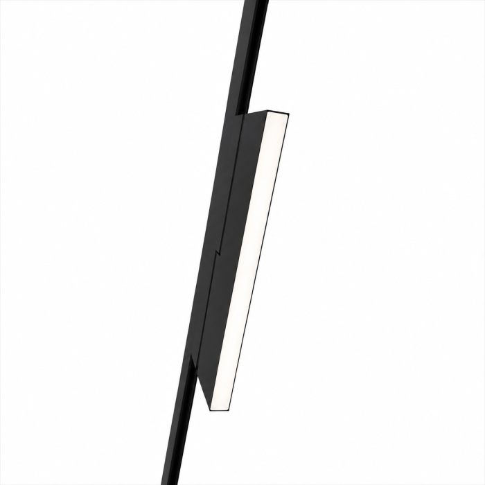 Mágneses, összecsukható lineáris projektor fekete színben, 24V DC, 12W, 4000K, 485 lm, 120°, RA90, L232 mm [3]