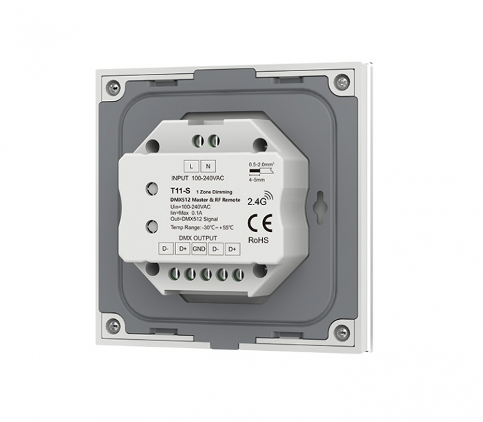 Falra szerelhető LED panel – MONO – 1 zóna – 230VAC – T11-S(W) [2]