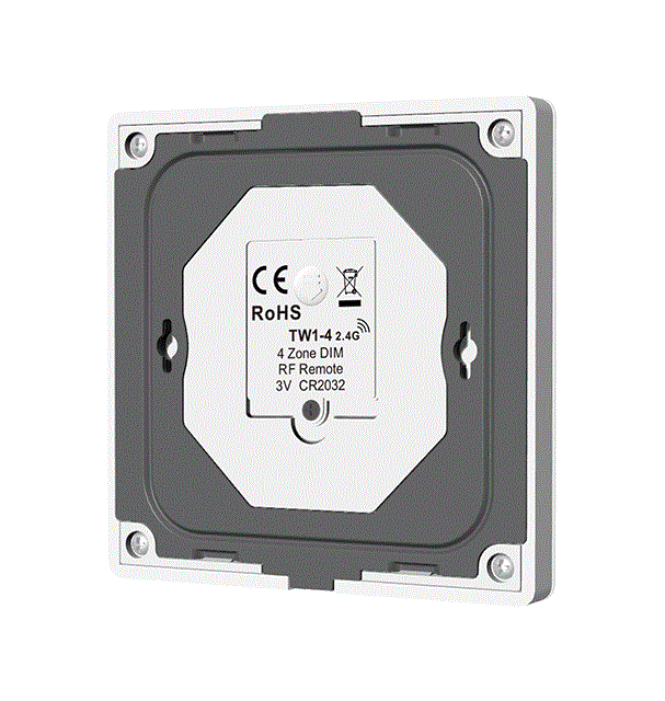 Fali LED vezérlőpanel – Mono – 4 zóna – 3 V – TW1-4(W) [2]