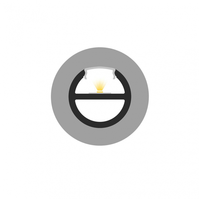 P19-1 LED profil fehér alumínium 2 m [3]