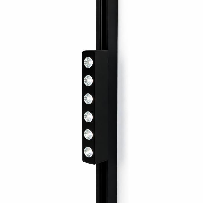 Rácsos lineáris mágneses lámpatest fekete 24V DC 6W 3000K 378 lm 24° CRI90 L118 mm [2]