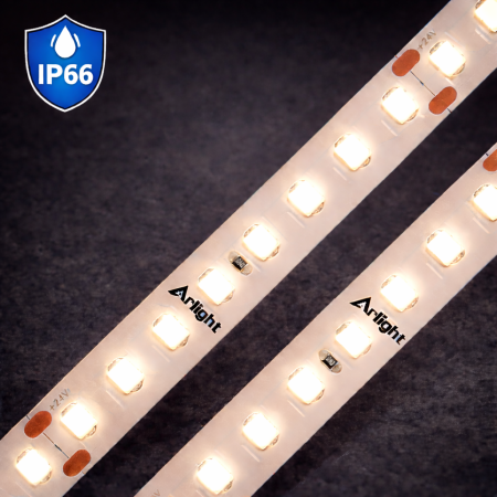 LED szalag 24V - LED szalag • 112 LED/m • 24V • 14W • 3000K • IP66 • 1540 lm • 8 mm • CRI 92