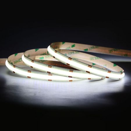 COB LED szalag 608 LED/m • 24V • 14W • 2700–6500K • IP20 • 1350 lm • Ra90 • 10 mm [1]