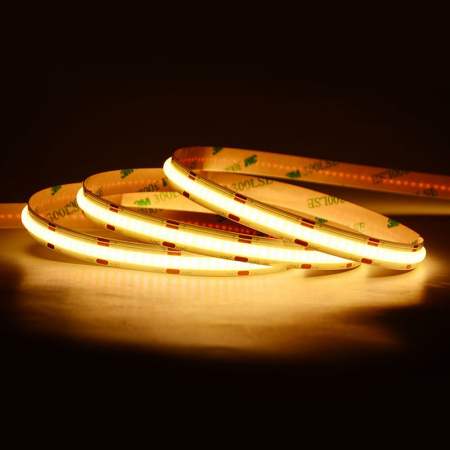 COB LED szalag 608 LED/m • 24V • 14W • 2700–6500K • IP20 • 1350 lm • Ra90 • 10 mm [3]