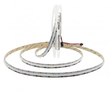 Digitális COB LED szalag 420 LED/m • 24V • 10W • RGB WS2811 IC • IP20 • 10 mm [1]