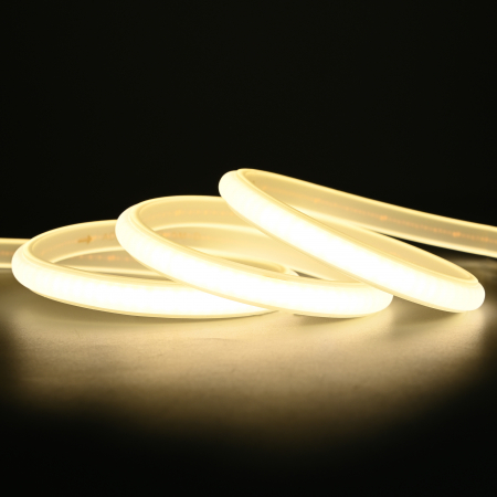COB LED szalag 288 LED/m, 220V, 9W, 6000K hideg fehér, IP67, 800 lm, 10 mm [1]
