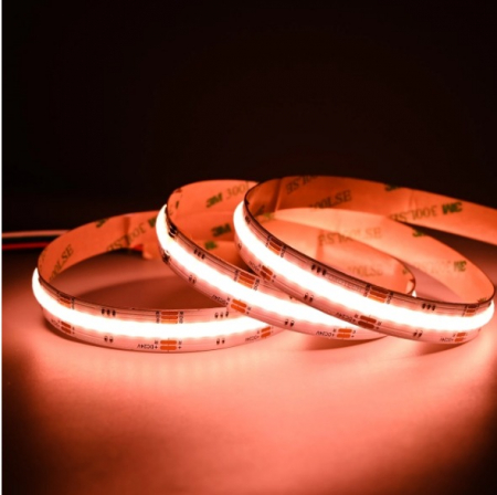 COB LED szalag RGB+6000K 896 LED/m • 24V • 16W • IP20 • 860 lm • 12 mm [5]