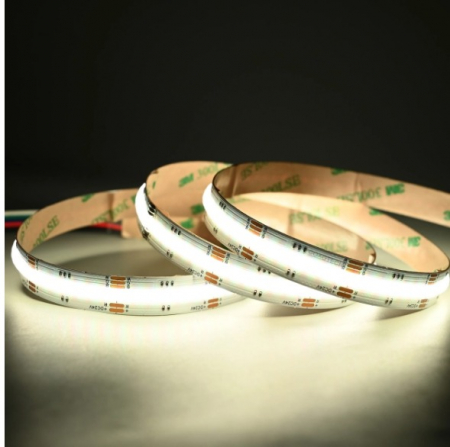 COB LED szalag RGB+3000K 896 LED/m • 24V • 16W • IP20 • 760 lm • 12 mm [2]