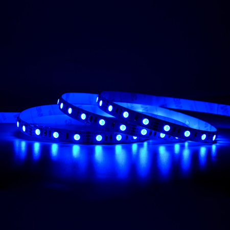 RGB LED szalag • 60 LED/m • 24V • 500 lm • 12W • IP20 • 10 mm [3]