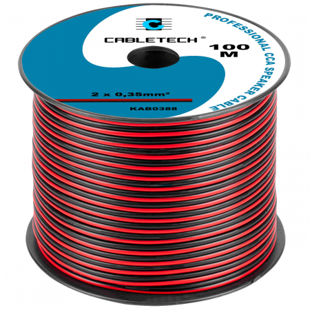 LED szalag kiegészítők - CCA kábel 2×0,35 mm