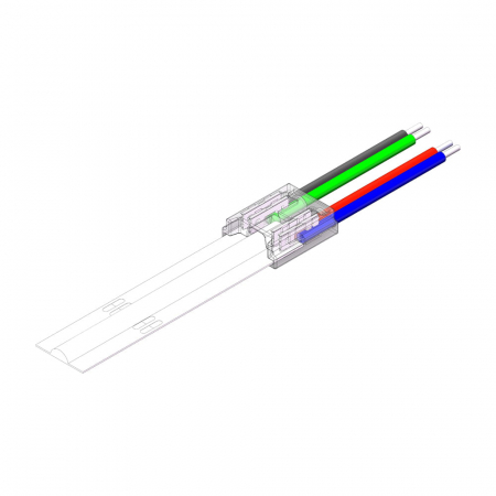RGB COB LED szalag csatlakozó kábellel – 10 mm, 5,5 A [1]