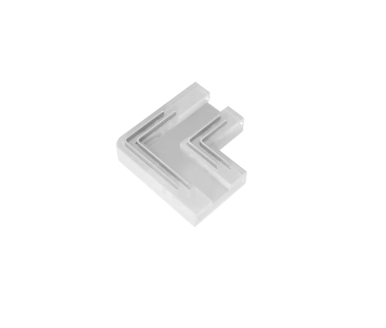 LED csatlakozók - Sarokcsatlakozó CCT/RGB COB LED szalaghoz – 10 mm, 3/4 pólus, 5,5 A