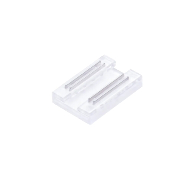 Átlátszó RGB COB LED szalag csatlakozó – 10 mm, 4 pólus, 5,5 A [1]