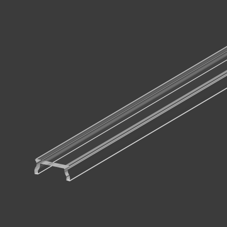LED PROFIL - C10 Átlátszó Diffúzor 2M
