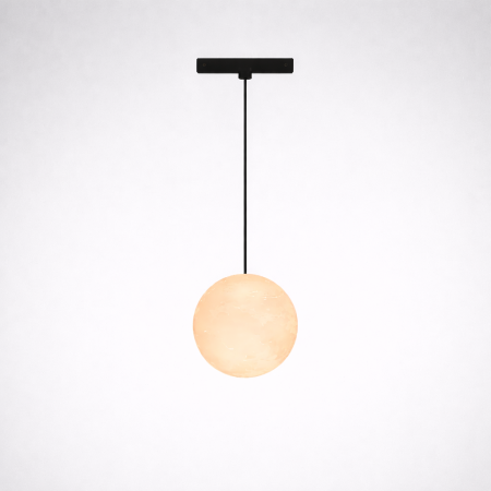 Mágneses sín 5 mm - Mágneses függesztett gömb lámpa, 24V DC, 6W, 3000K, 340 lm, 360°, RA90, Ø150 × 150 mm