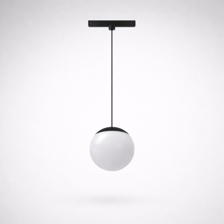 Mágneses sín 5 mm - Mágneses függesztett gömb lámpa, 24V DC, 6W, 3000K, 429 lm, 180°, RA90, Ø95 × H95 mm