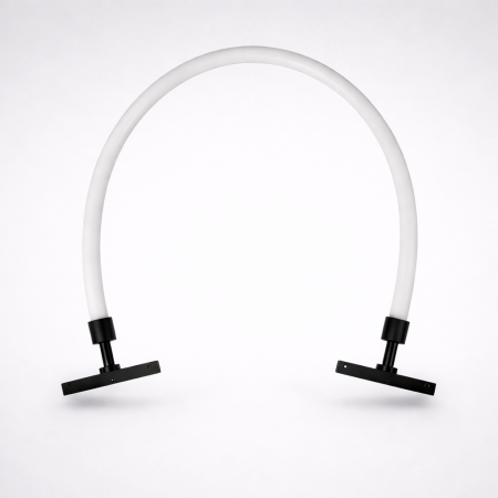 Mágneses sín 5 mm - Mágneses neon világítótest fekete színben, 24V DC, 14W, 4000K, 823 lm, 360°, RA90, L1000 mm