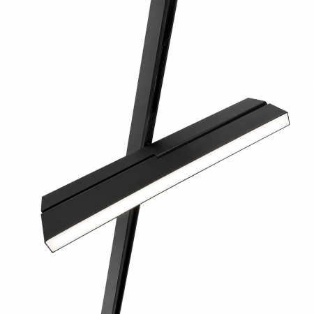 Mágneses, összecsukható lineáris projektor fekete színben, 24V DC, 12W, 4000K, 485 lm, 120°, RA90, L232 mm [1]