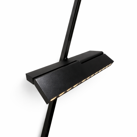 Mágneses, összecsukható lineáris projektor fekete színben, 24V DC, 12W, 4000K, 684 lm, 24°, RA90, L232 mm [2]