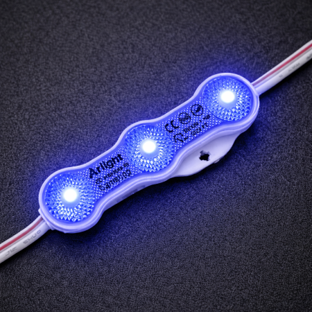 LED modulok - Modul LED 12V • 1.1W • 170°• 130lm • Kék • IP68