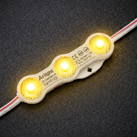 LED modulok - Modul LED 12V • 1.1W • 170°• 130lm • Sárga • IP68
