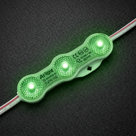 LED modulok - Modul LED 12V • 1.1W • 170°• 130lm • Zöld • IP68