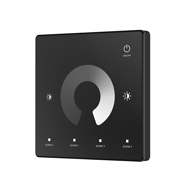 RF Mono vezérlőrendszer - Fali LED vezérlőpanel – Mono – 1 zóna – 3 V – TW1(B)
