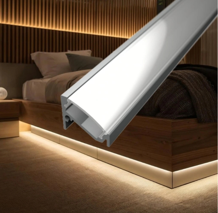 LED profil 2m hosszú – Sarok 6, alumínium [1]