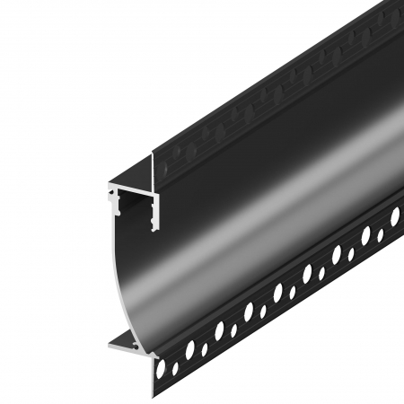 LED PROFIL - LED profil GK26-3 – Fekete alumínium, 2 m
