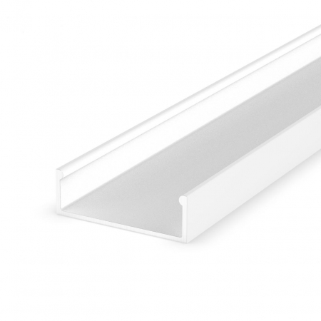 Profil LED P13-1 felületre szerelhető - P13-1 LED profil fehér alumínium 2 m