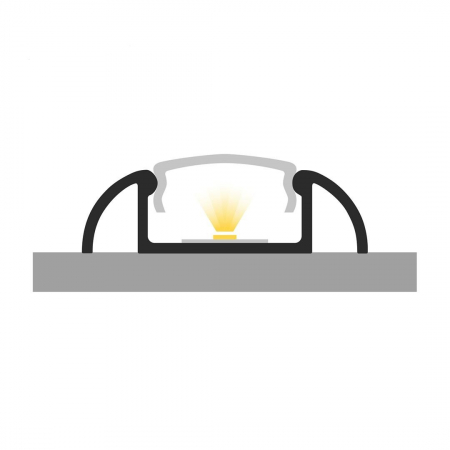 P2-1 LED alumínium profil – arany – 2 m [2]