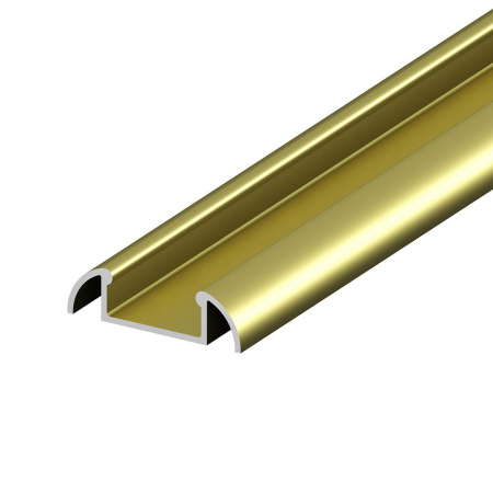 Profil LED P2-1 alkalmazva - P2-1 LED alumínium profil – arany – 2 m