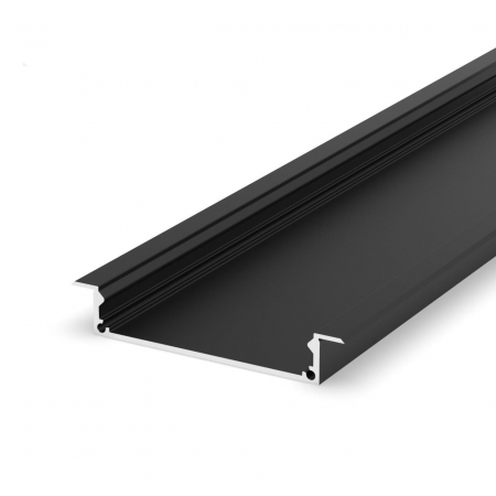 Profil LED P21-1 Süllyesztett - Profile LED P21-1 Aluminiu Negru 2M