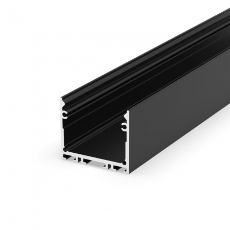Profil LED P22-3 - LED profil P22-3 – Fekete alumínium, 2 m