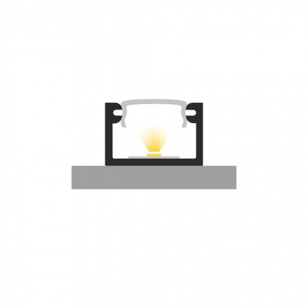 P4-2 LED Profil Fehér Alumínium 2M [2]