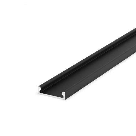 LED PROFIL - P4-3 LED Profil Fekete Alumínium 2M