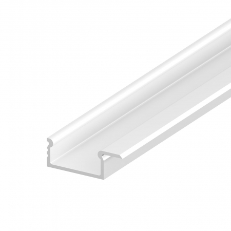 Profil LED P6-2 ½ Süllyesztett - LED profil P6-½ – Fehér alumínium, 2 m