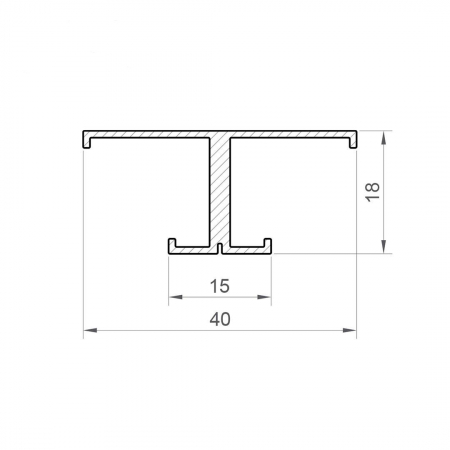 P9-1 LED Profil Fekete Alumínium 2M [1]